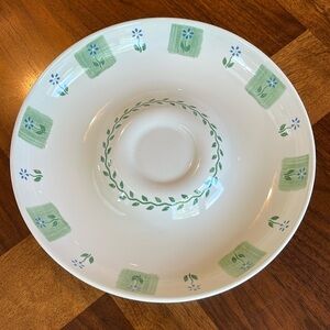 EUC PFALTZGRAFF CHIP AND DIP SERVER PLATE 11" DIAMETER